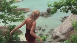 Dirty Blonde nymph has shaged From behind inside Thailand