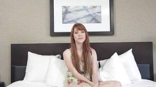 Red headed teen Gwen Stark first time fucking on camera