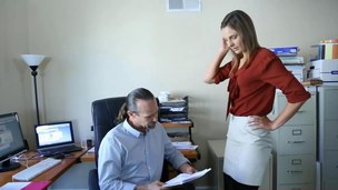 Boss shows employee how to have anal sex but stay a virgin