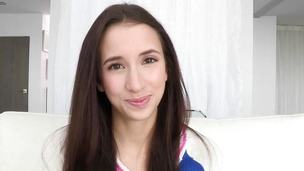 Belle Knox gets fucked by a big dick then a sticky facial